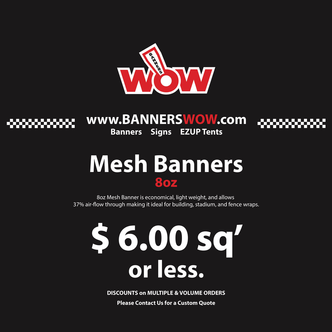 Custom Mesh Banners